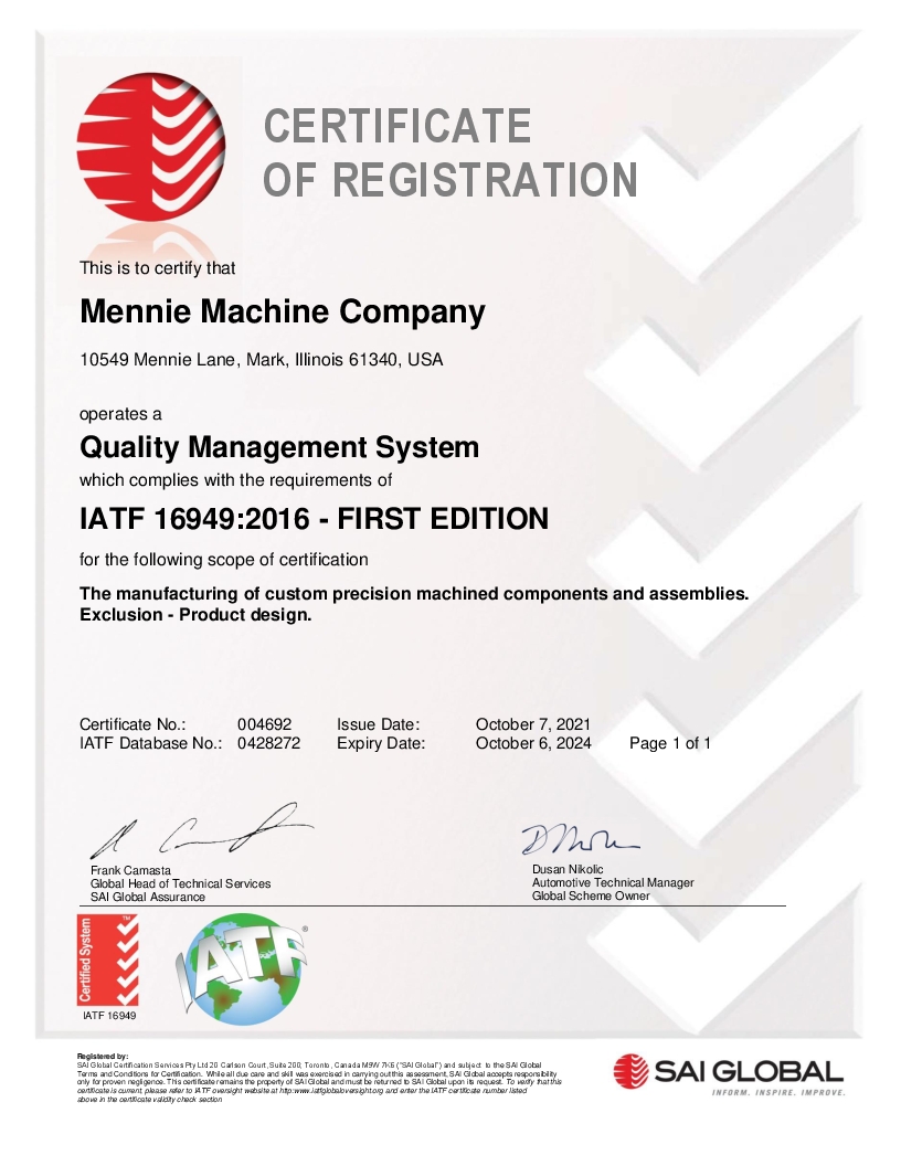 IATF 16949 2016